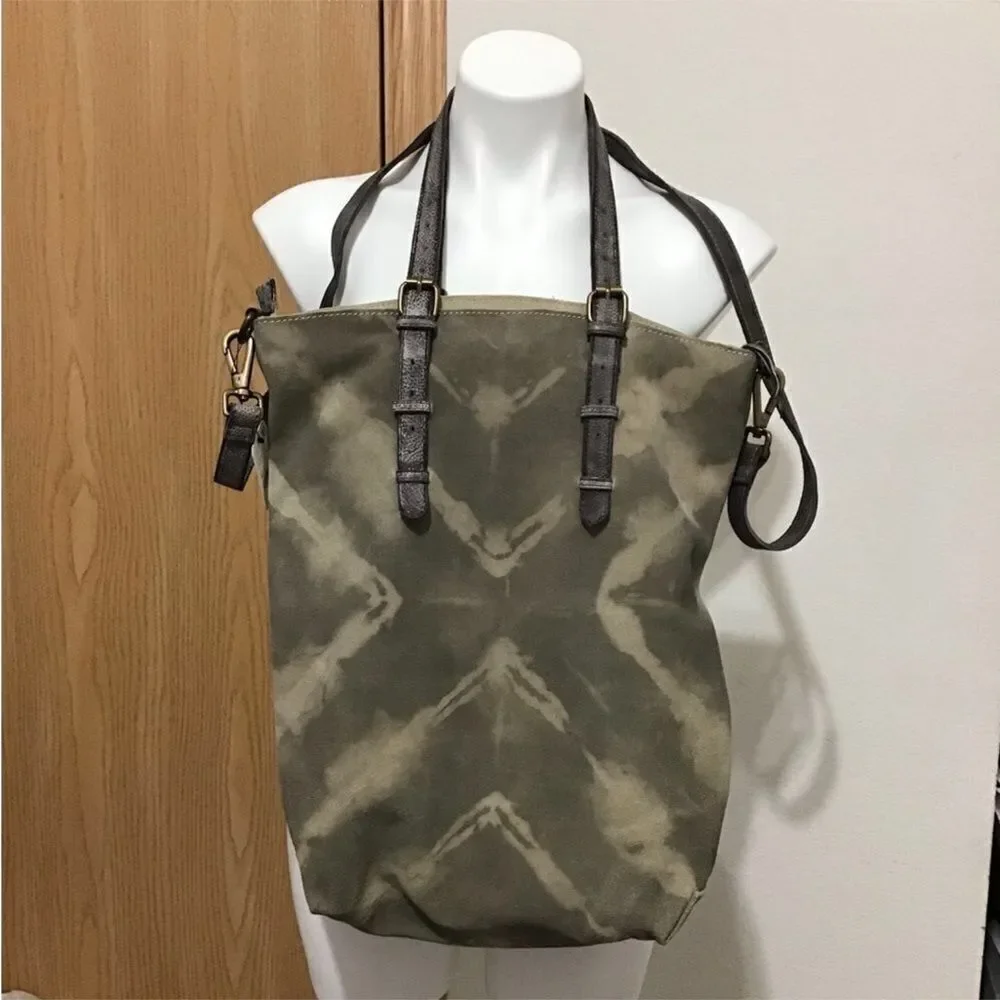 Free People We The Free Leather Take Me Away Tote Crossbody Bag New With Tag